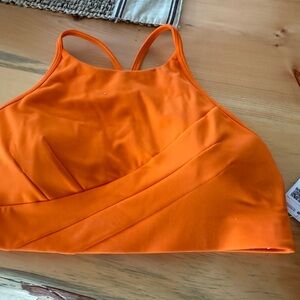 lululemon athletica Bright Orange Wrap Bra